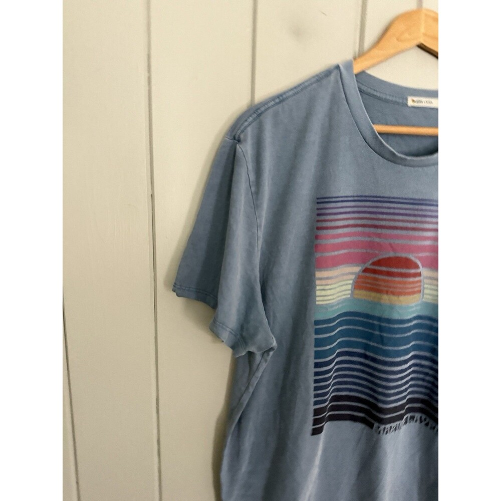 Marine Layer Men’s Signature Crew Graphic Tee XL Blue Short Sleeves - Picture 3 of 7